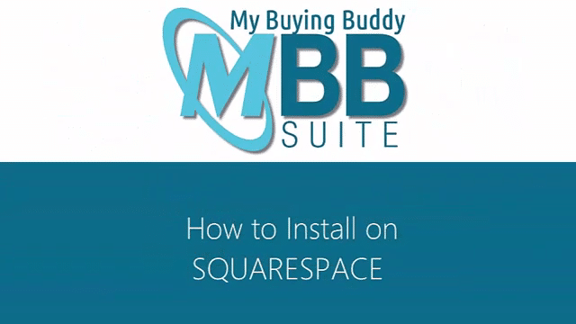 My buying buddy Suite square space setup
